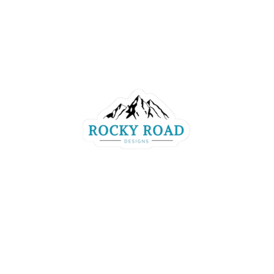 Custom Logo Kiss-Cut Sticker — Mountain Logo Decal for Laptops & Gear