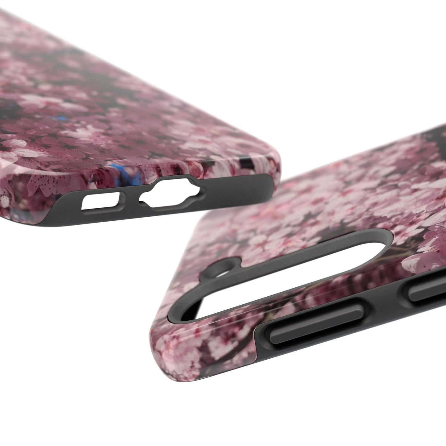 Cherry Blossom Tough Phone Case – Pink Floral Protective Phone Cover