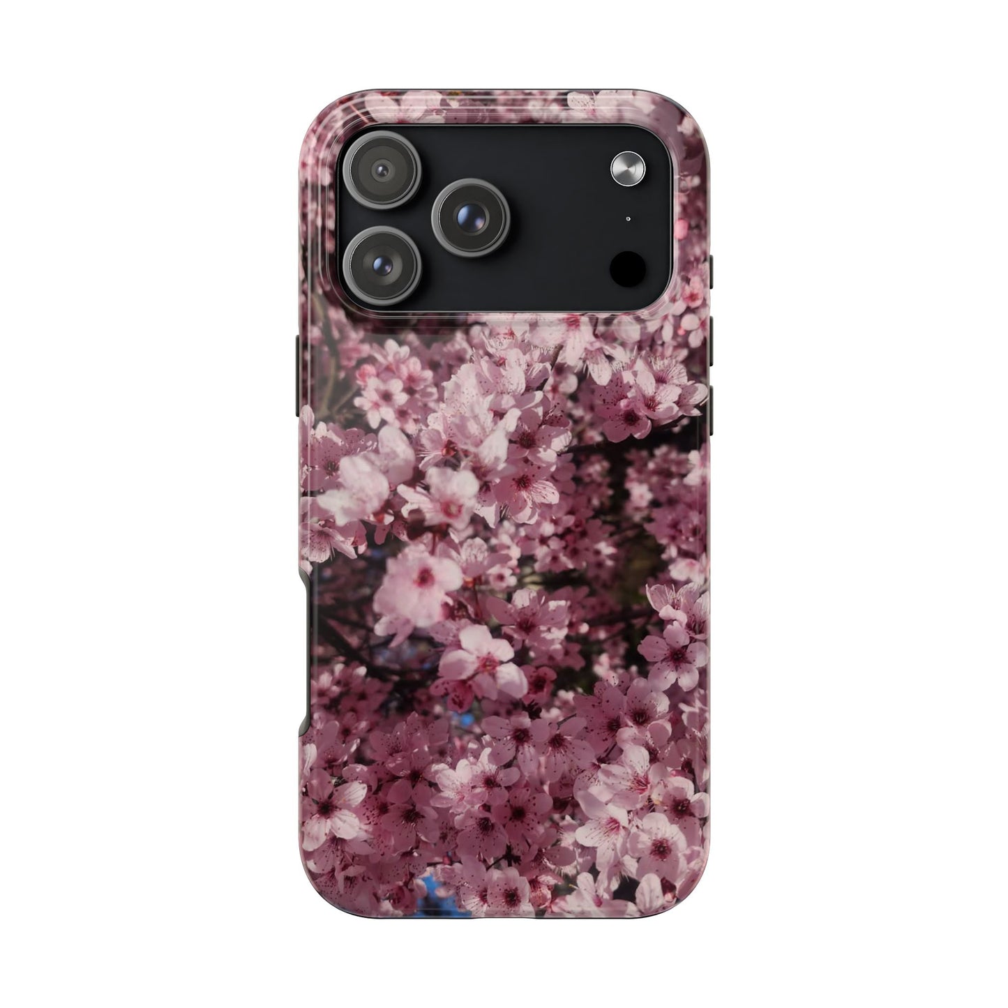 Cherry Blossom Tough Phone Case – Pink Floral Protective Phone Cover