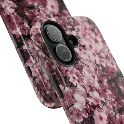 Cherry Blossom Tough Phone Case – Pink Floral Protective Phone Cover