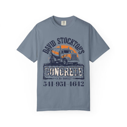 Concrete Company T-Shirt — David Stockton's Concrete Logo Work Tee