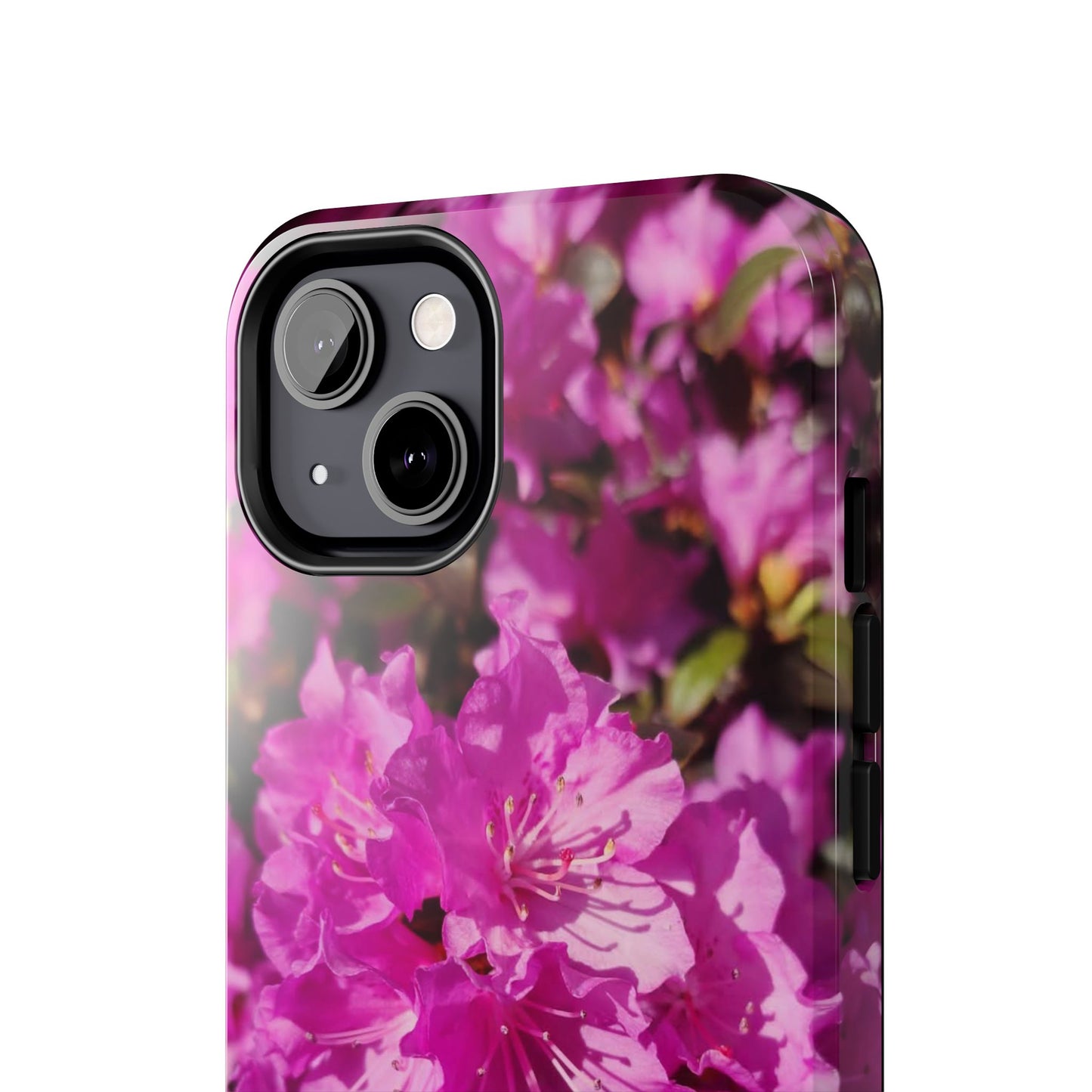 Pink Azalea Tough Phone Case — Floral Protective Phone Cover