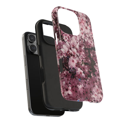 Cherry Blossom Tough Phone Case – Pink Floral Protective Phone Cover