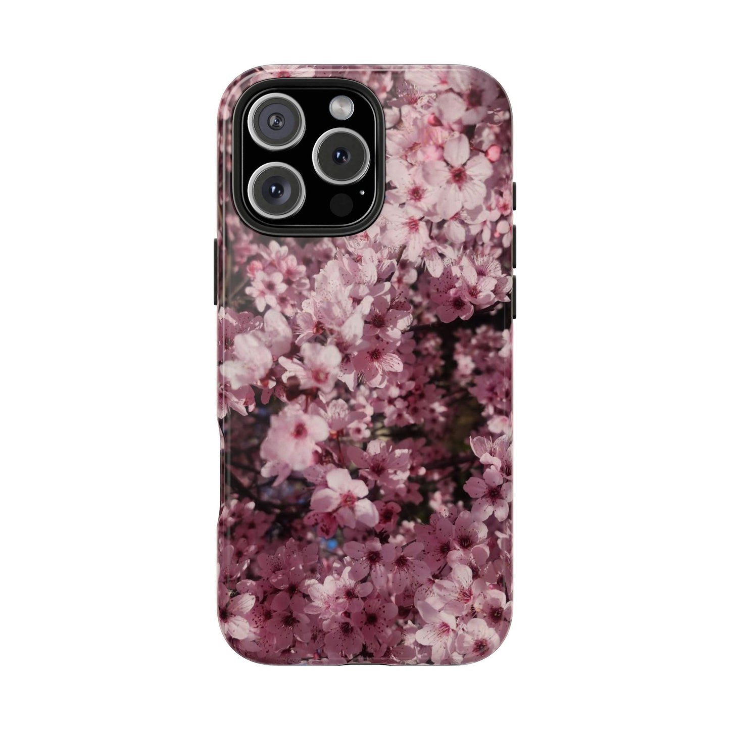 Cherry Blossom Tough Phone Case – Pink Floral Protective Phone Cover