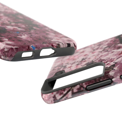 Cherry Blossom Tough Phone Case – Pink Floral Protective Phone Cover