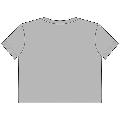 Cropped Tee — Campfire Mountains Graphic