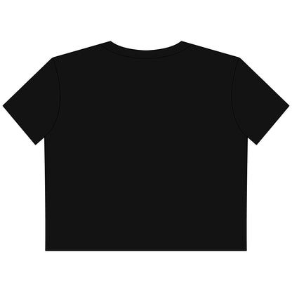 Cropped Tee — Campfire Mountains Graphic