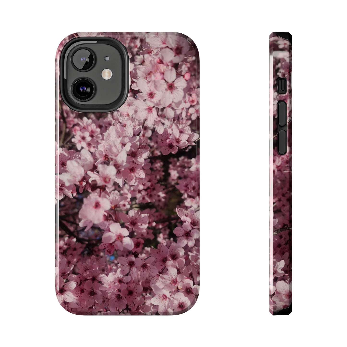 Cherry Blossom Tough Phone Case – Pink Floral Protective Phone Cover