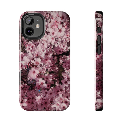 Cherry Blossom Tough Phone Case – Pink Floral Protective Phone Cover