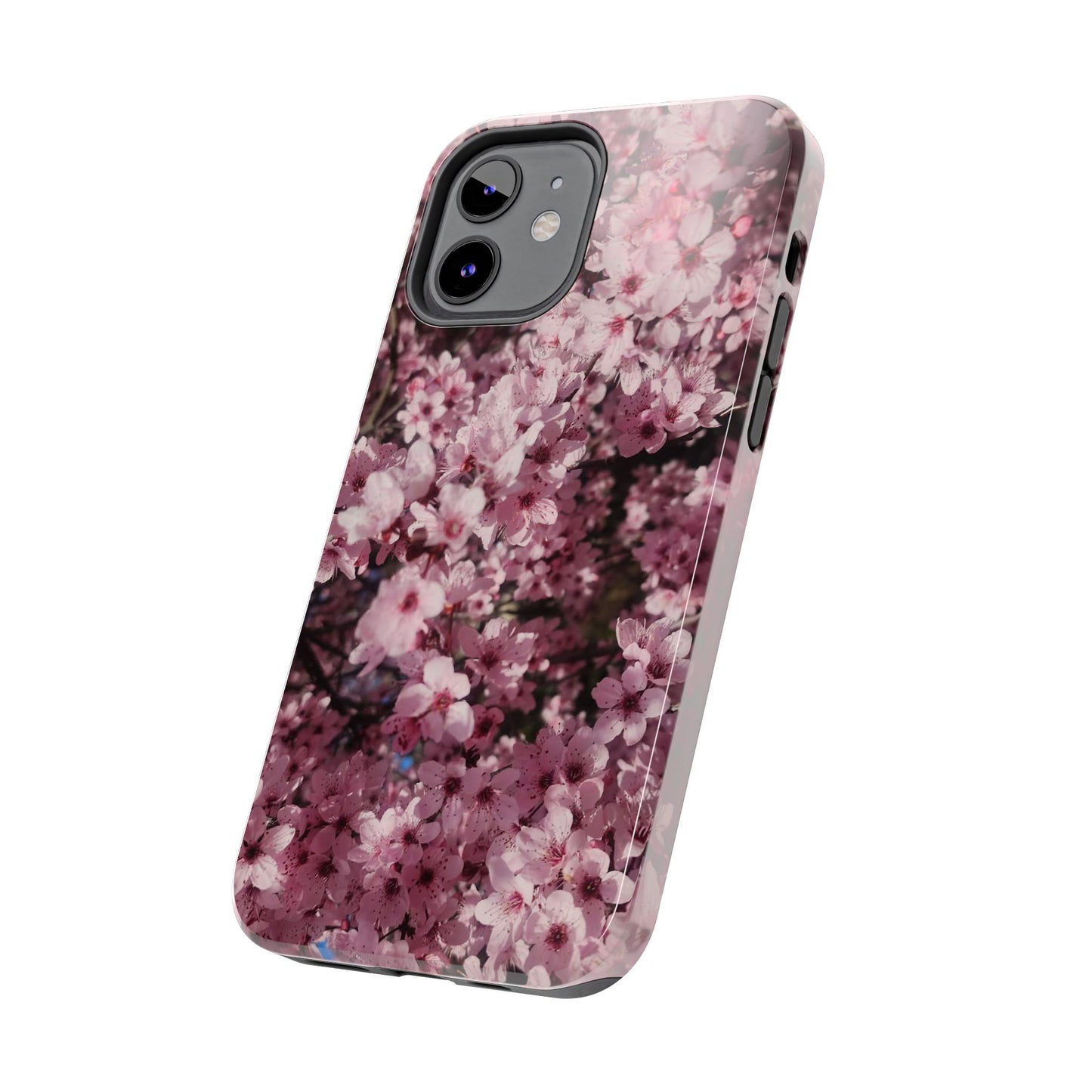 Cherry Blossom Tough Phone Case – Pink Floral Protective Phone Cover