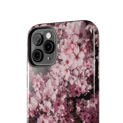 Cherry Blossom Tough Phone Case – Pink Floral Protective Phone Cover