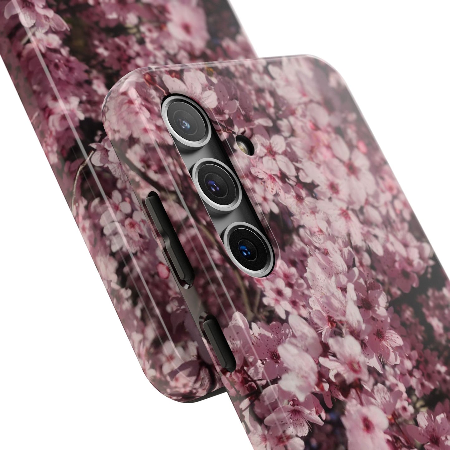 Cherry Blossom Tough Phone Case – Pink Floral Protective Phone Cover