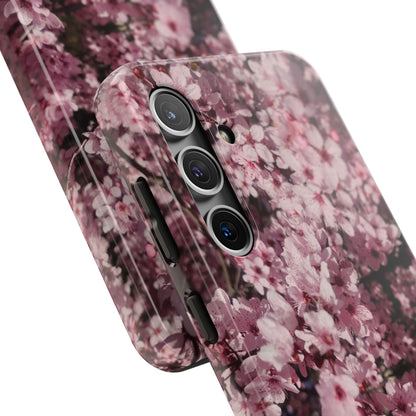 Cherry Blossom Tough Phone Case – Pink Floral Protective Phone Cover