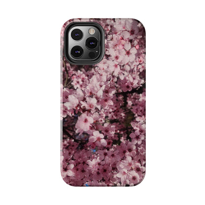 Cherry Blossom Tough Phone Case – Pink Floral Protective Phone Cover
