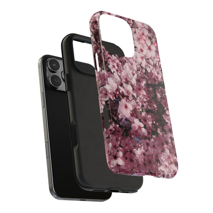 Cherry Blossom Tough Phone Case – Pink Floral Protective Phone Cover
