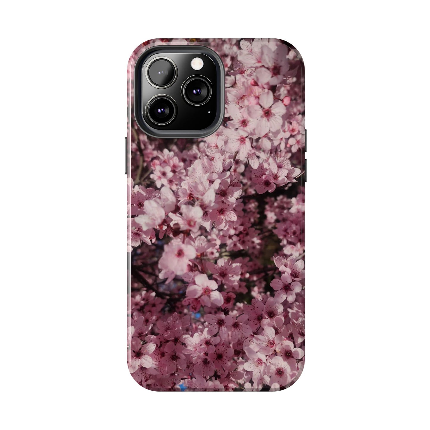 Cherry Blossom Tough Phone Case – Pink Floral Protective Phone Cover