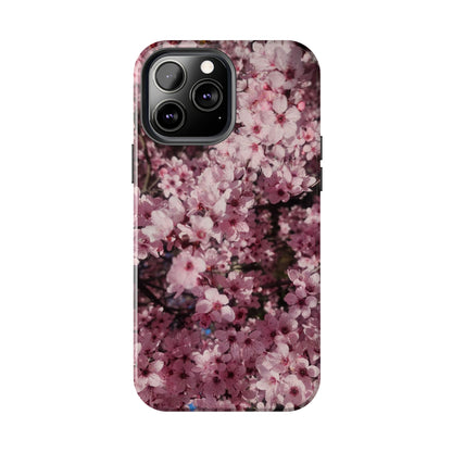 Cherry Blossom Tough Phone Case – Pink Floral Protective Phone Cover