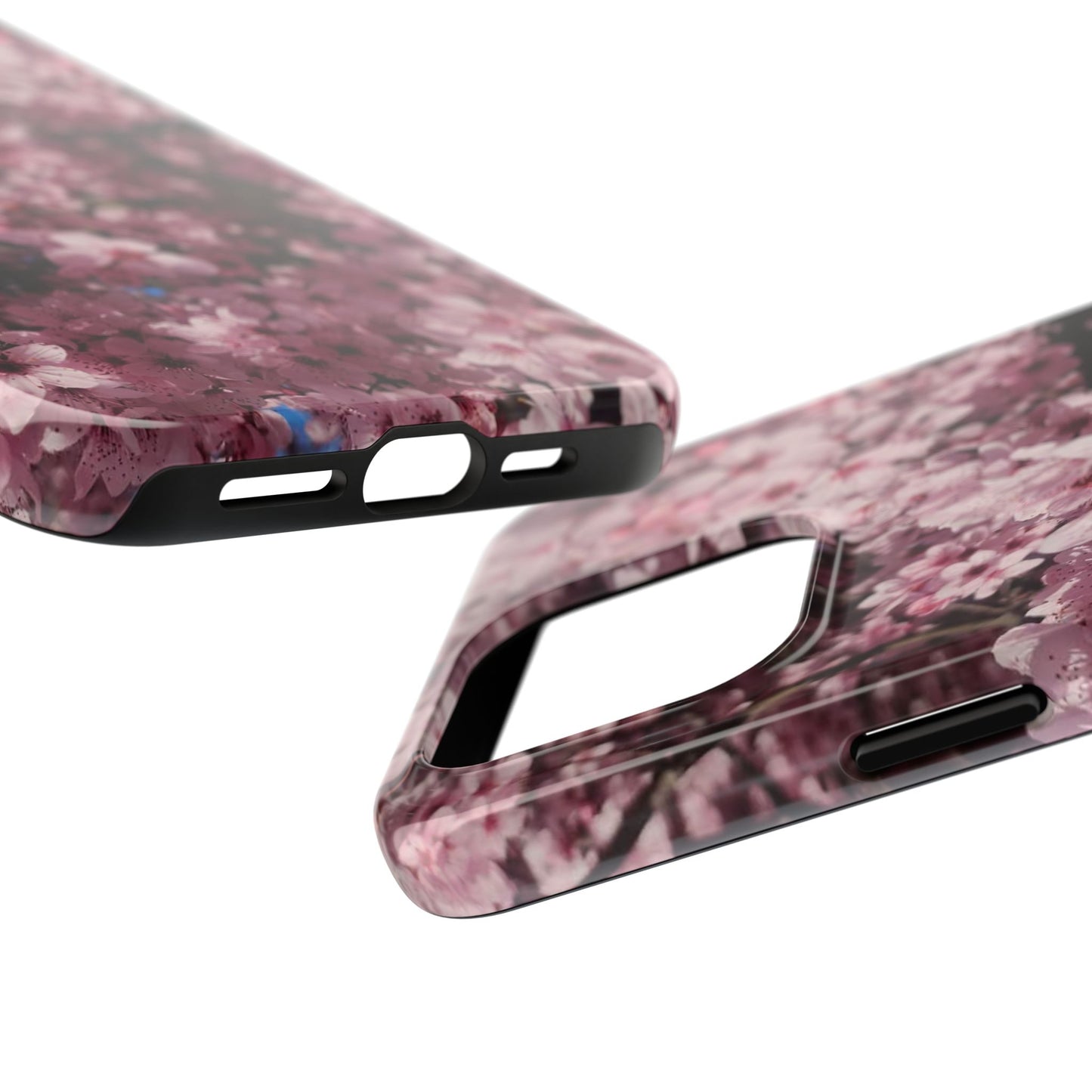 Cherry Blossom Tough Phone Case – Pink Floral Protective Phone Cover