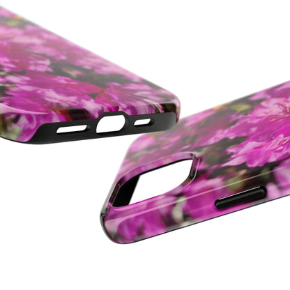 Pink Azalea Tough Phone Case — Floral Protective Phone Cover