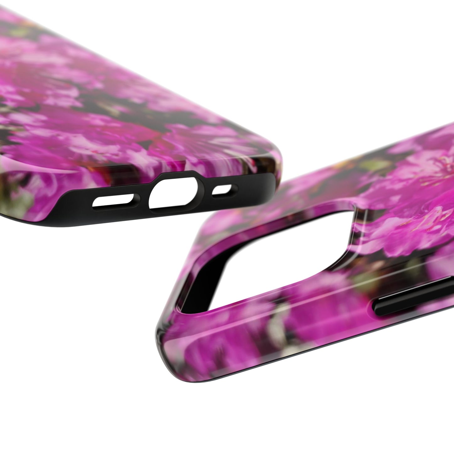 Pink Azalea Tough Phone Case — Floral Protective Phone Cover
