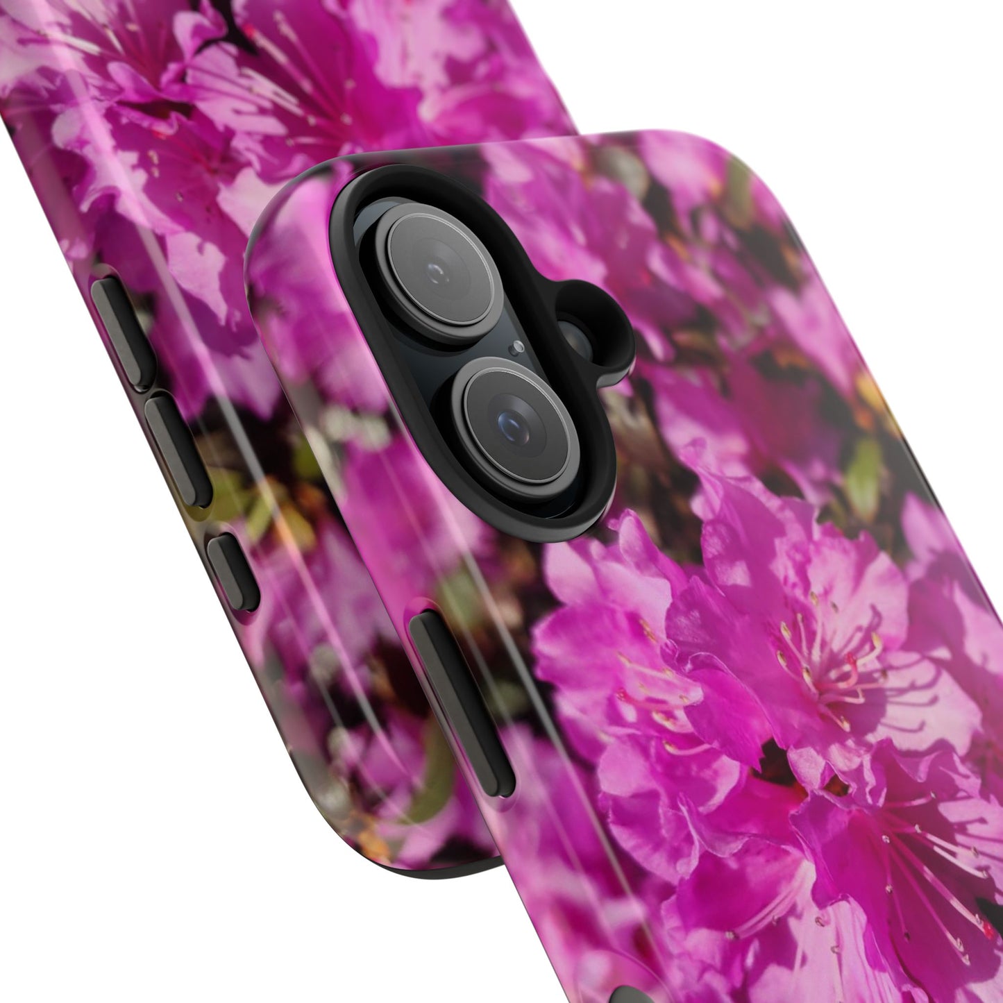 Pink Azalea Tough Phone Case — Floral Protective Phone Cover