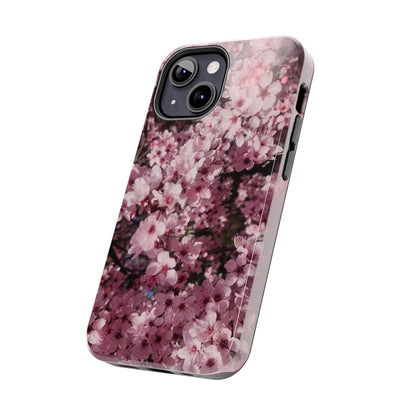 Cherry Blossom Tough Phone Case – Pink Floral Protective Phone Cover