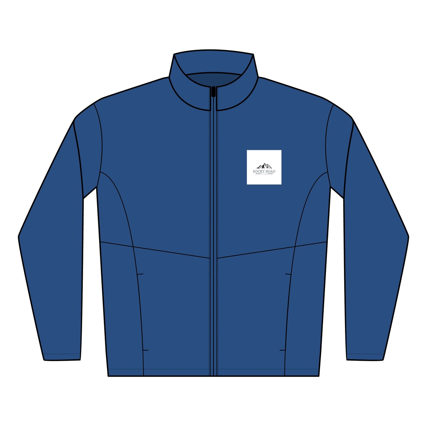Customize Design- Men’s Embroidered Soft Shell Jacket — Outdoor Logo Windproof Coat