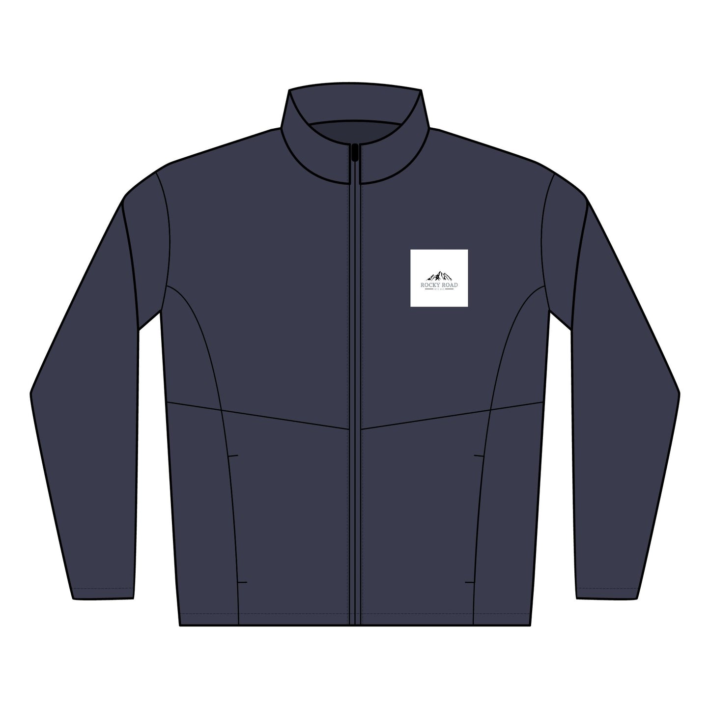 Customize Design- Men’s Embroidered Soft Shell Jacket — Outdoor Logo Windproof Coat