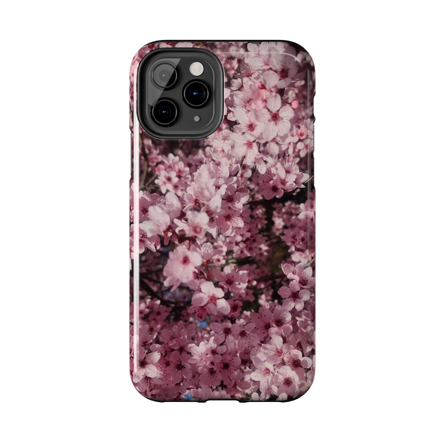 Cherry Blossom Tough Phone Case – Pink Floral Protective Phone Cover
