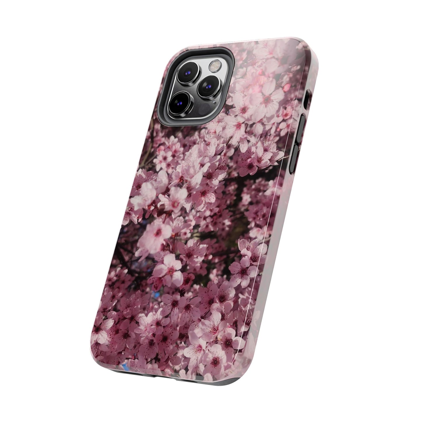 Cherry Blossom Tough Phone Case – Pink Floral Protective Phone Cover