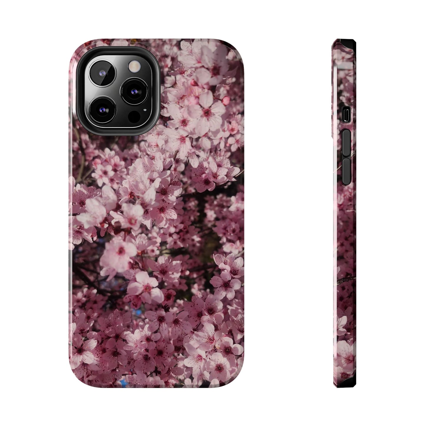 Cherry Blossom Tough Phone Case – Pink Floral Protective Phone Cover