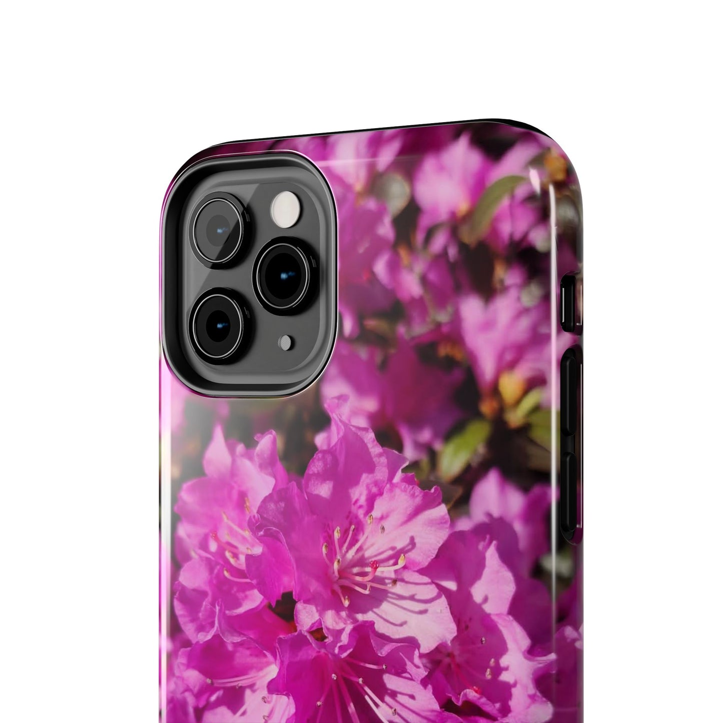 Pink Azalea Tough Phone Case — Floral Protective Phone Cover