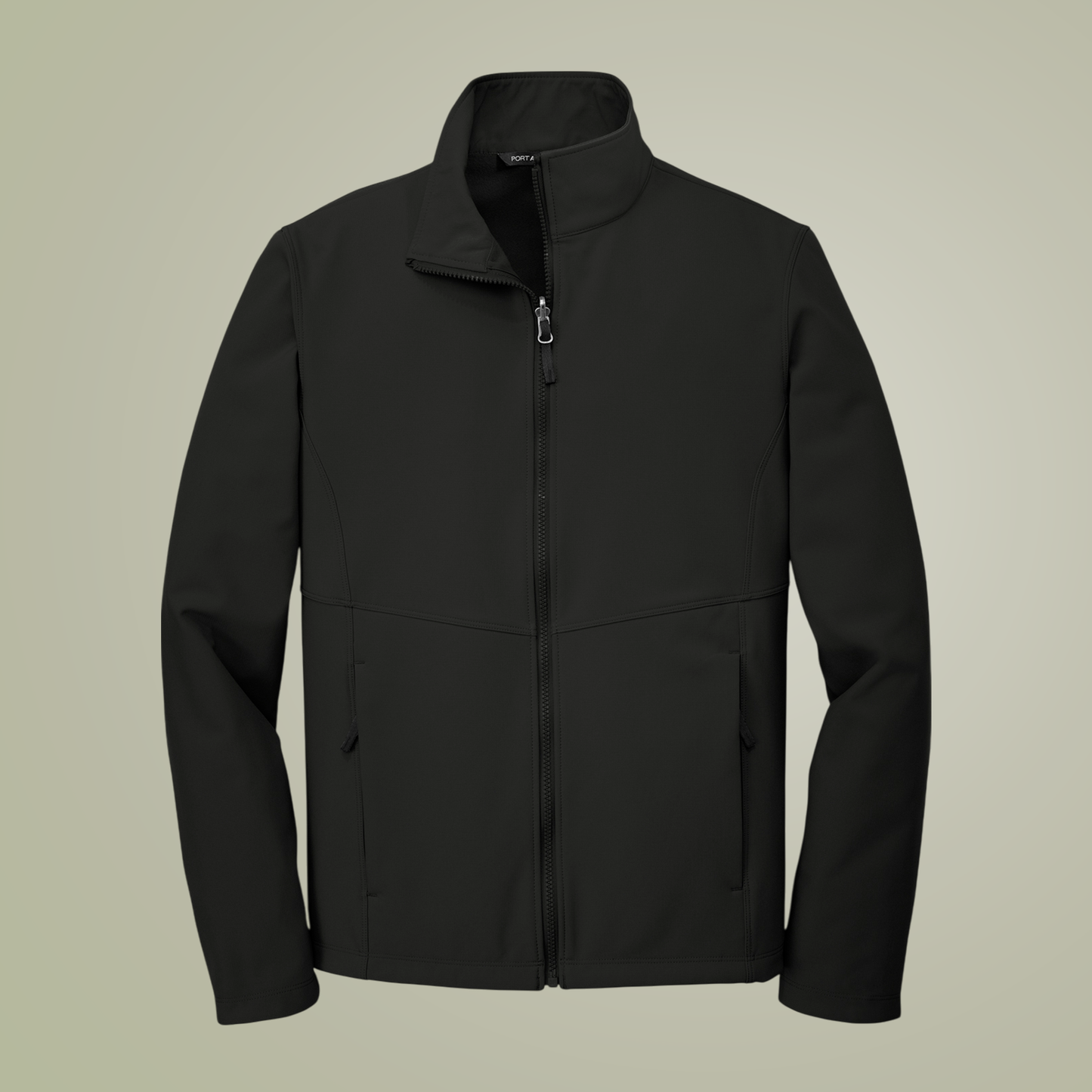 Customize Design- Men’s Embroidered Soft Shell Jacket — Outdoor Logo Windproof Coat