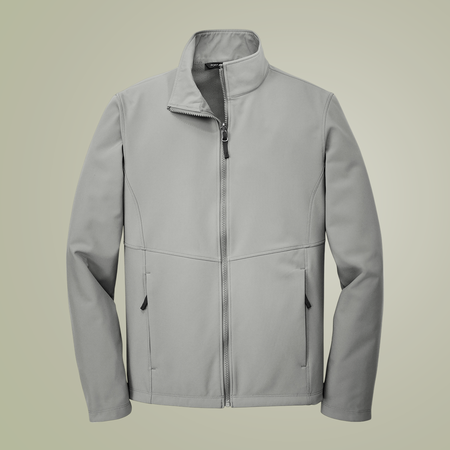 Customize Design- Men’s Embroidered Soft Shell Jacket — Outdoor Logo Windproof Coat