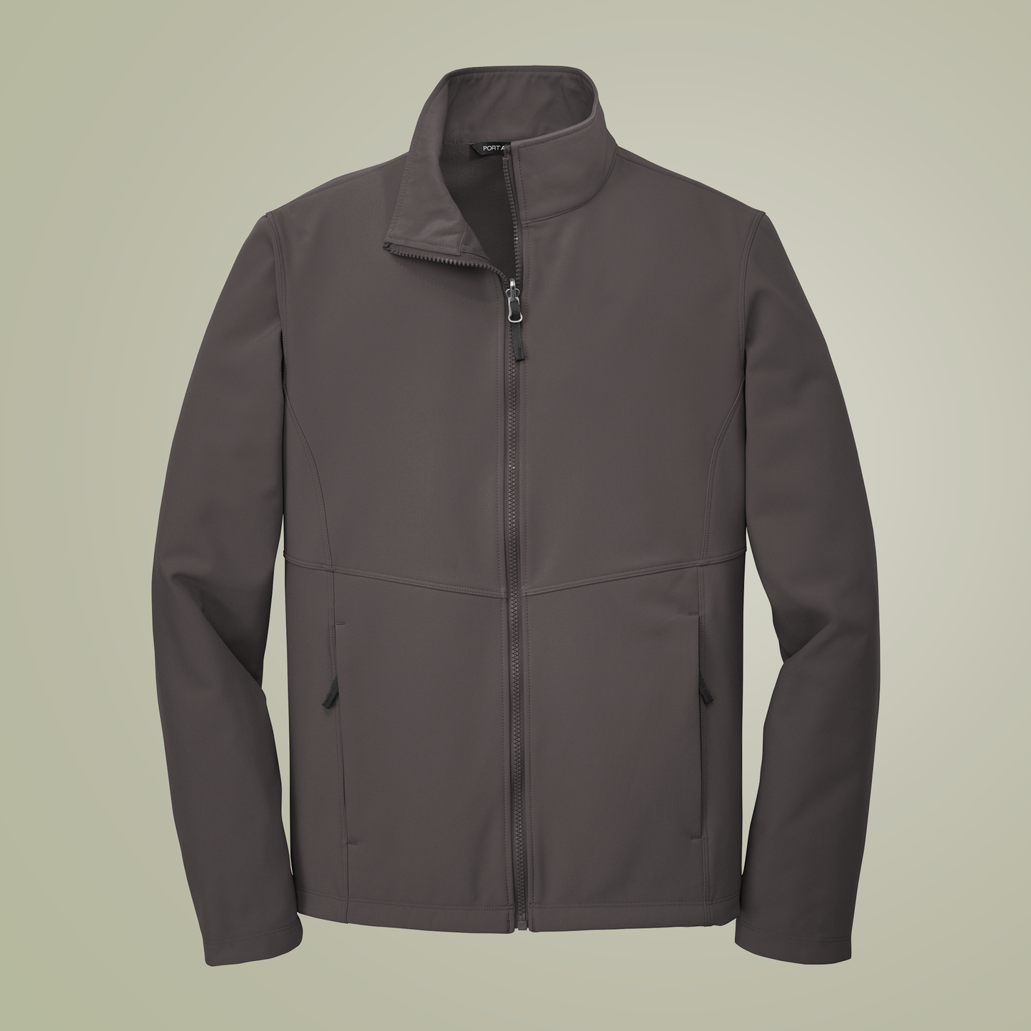 Customize Design- Men’s Embroidered Soft Shell Jacket — Outdoor Logo Windproof Coat