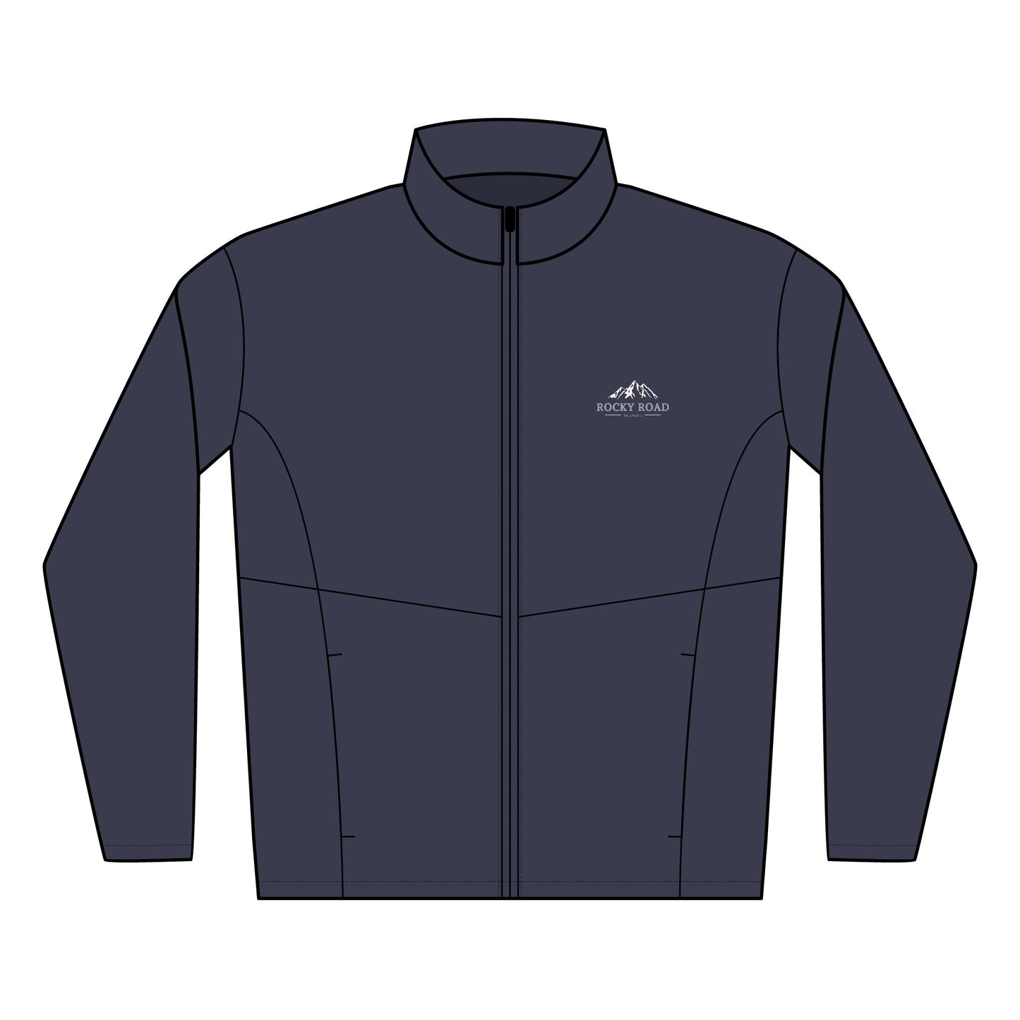 Customize Design- Men’s Embroidered Soft Shell Jacket — Outdoor Logo Windproof Coat