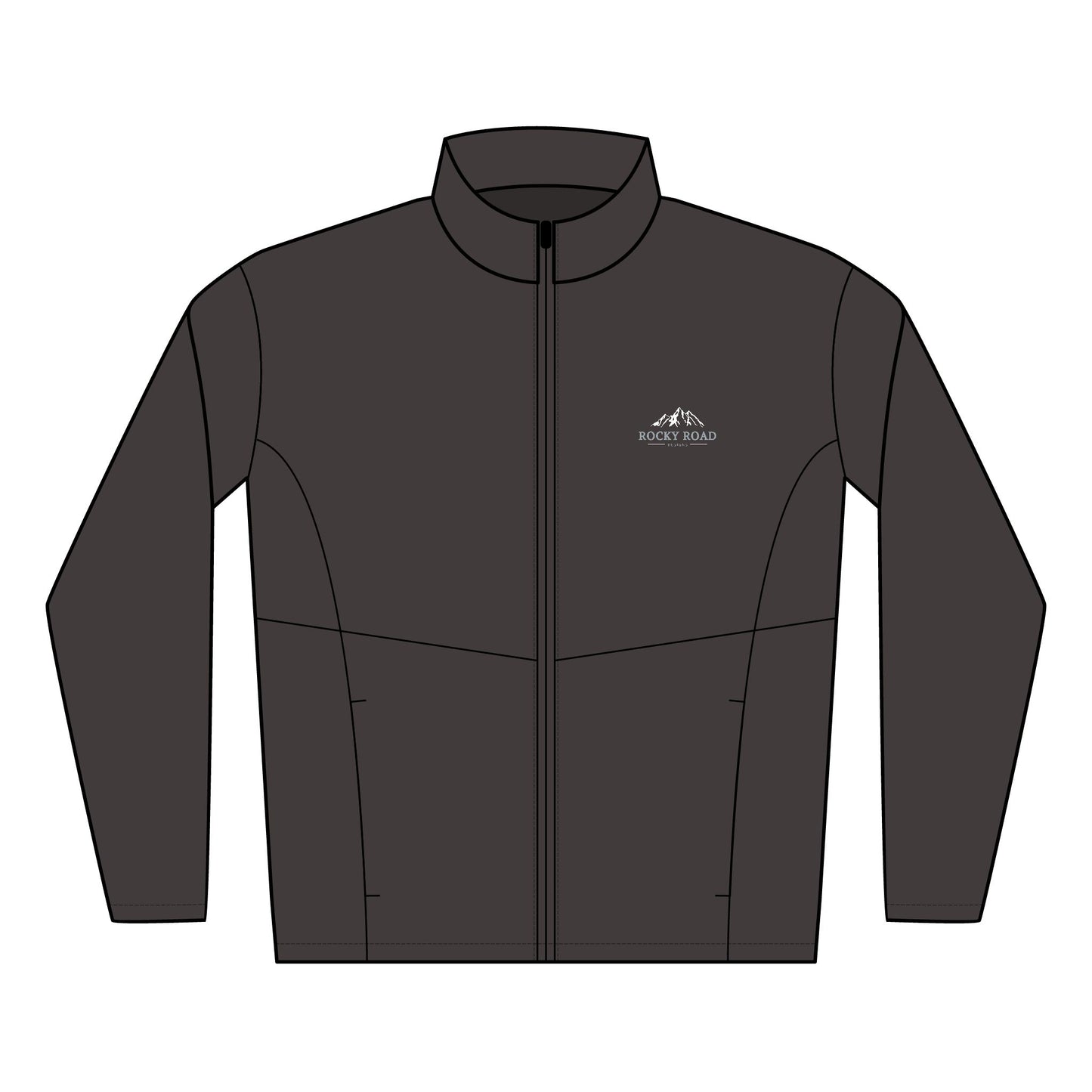 Customize Design- Men’s Embroidered Soft Shell Jacket — Outdoor Logo Windproof Coat
