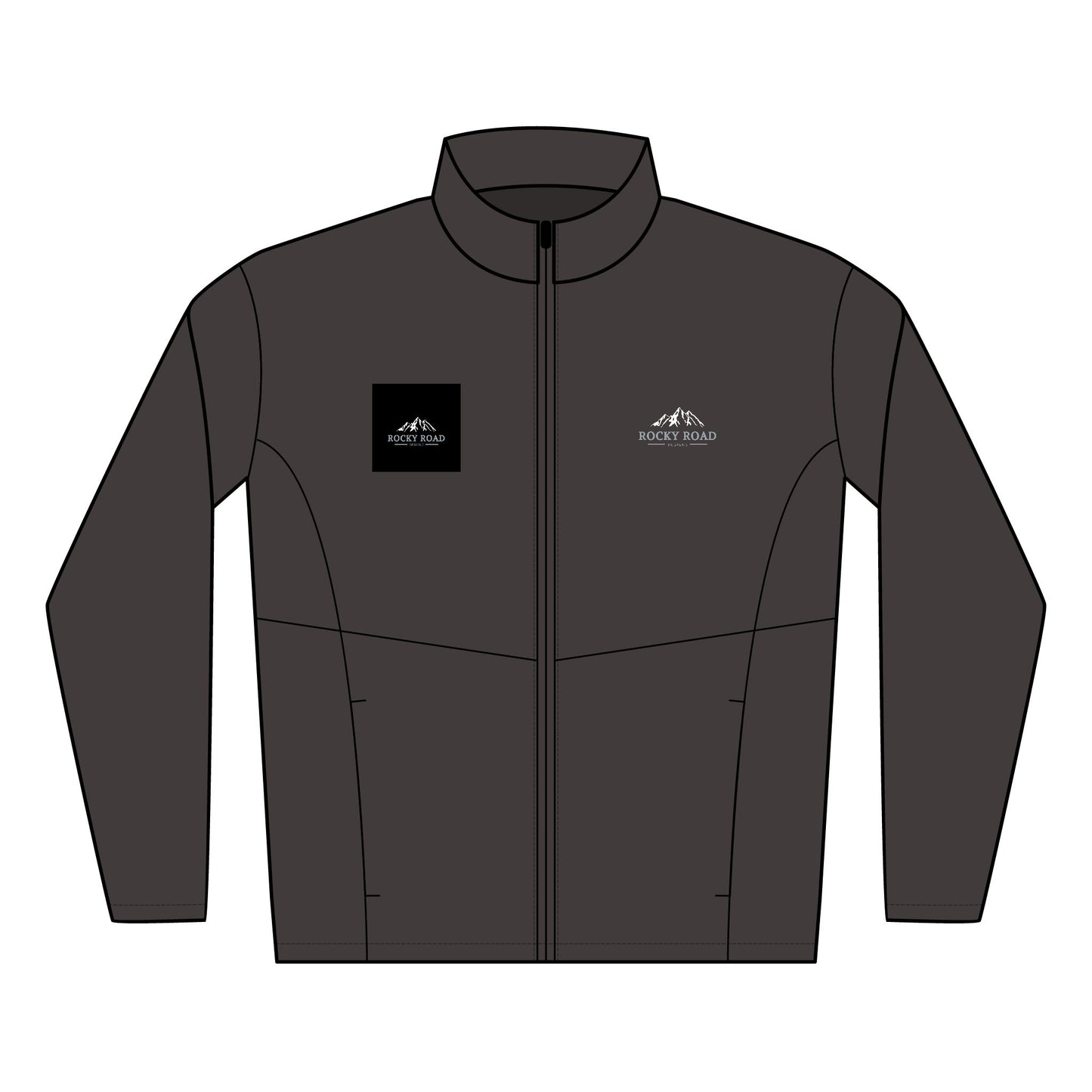 Customize Design- Men’s Embroidered Soft Shell Jacket — Outdoor Logo Windproof Coat