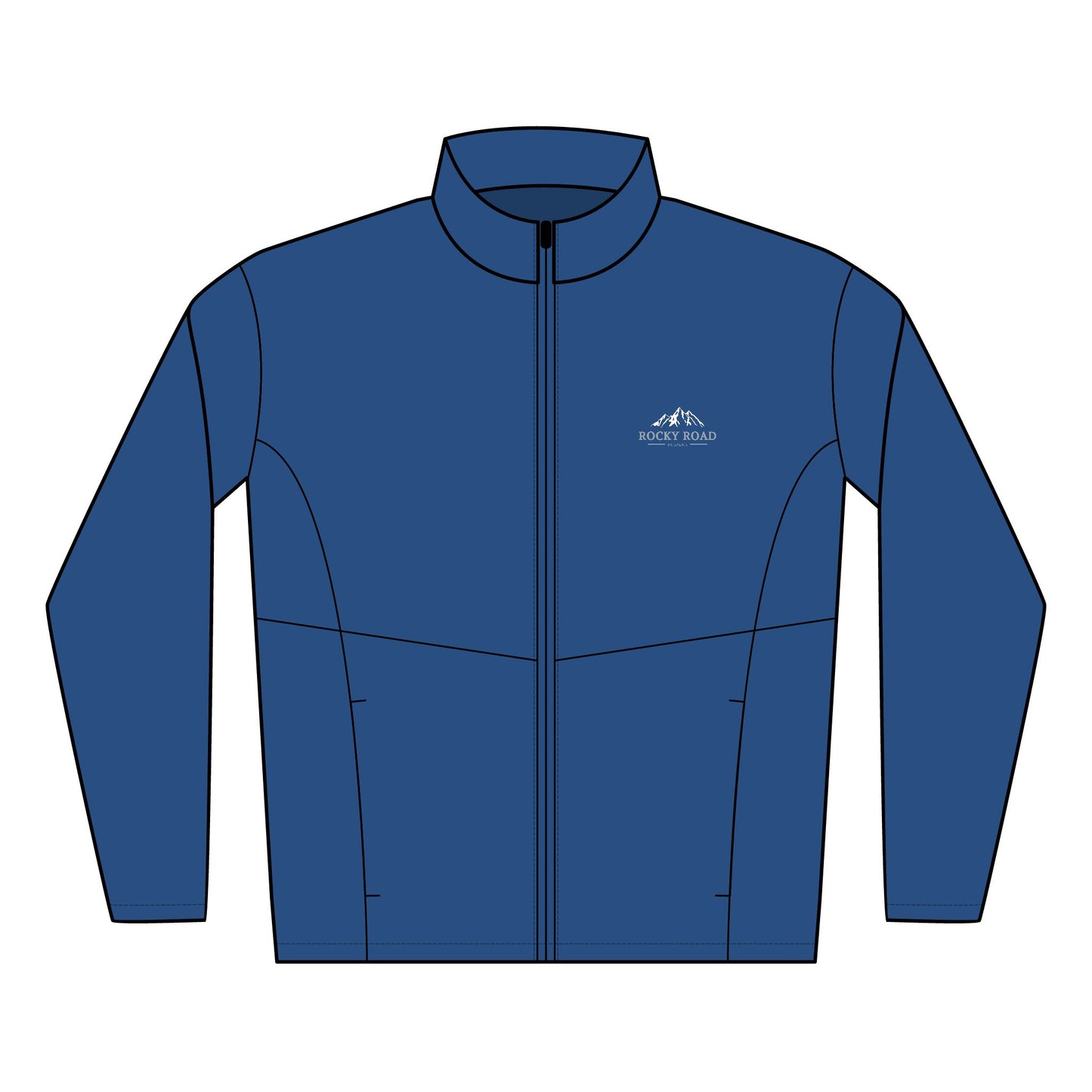 Customize Design- Men’s Embroidered Soft Shell Jacket — Outdoor Logo Windproof Coat