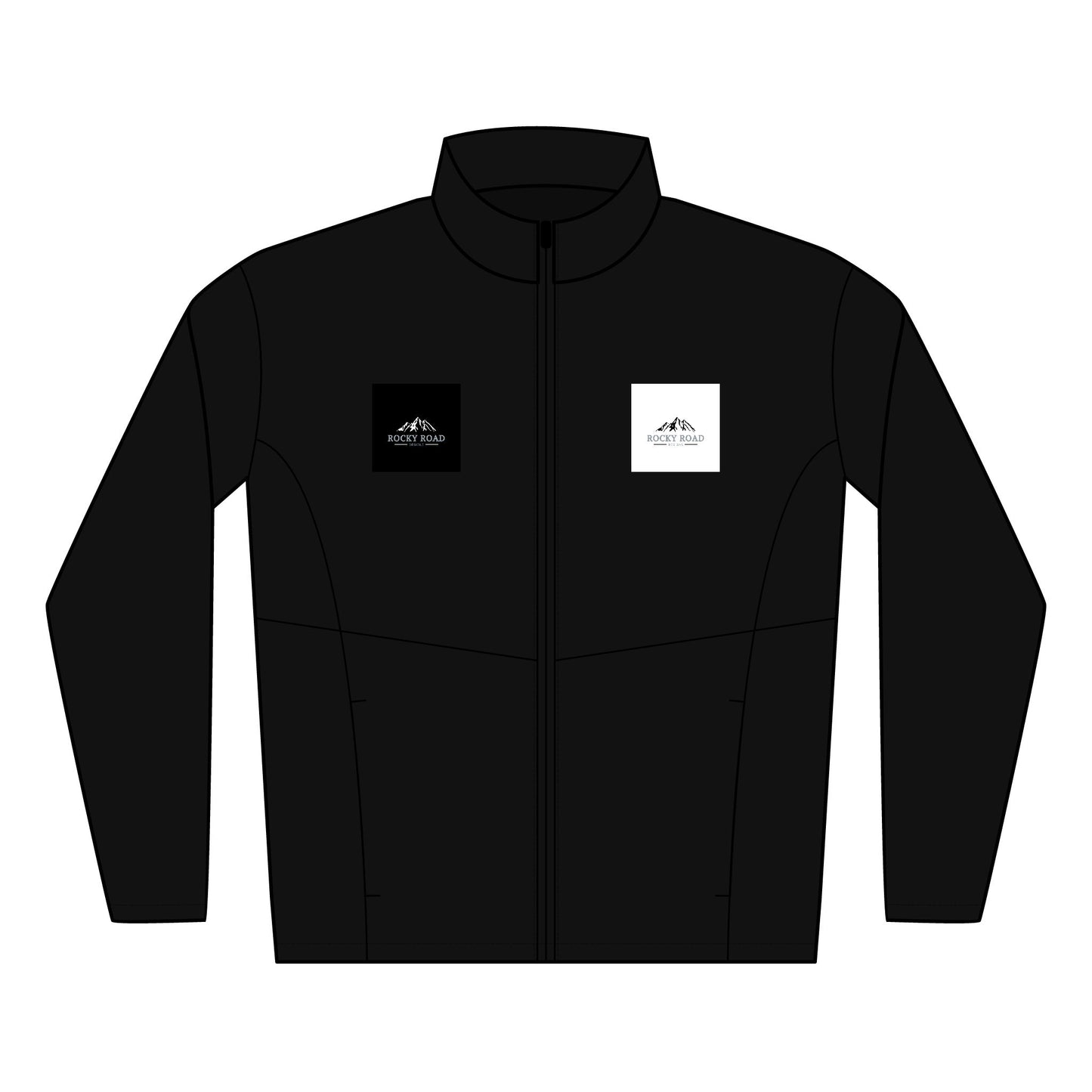 Customize Design- Men’s Embroidered Soft Shell Jacket — Outdoor Logo Windproof Coat
