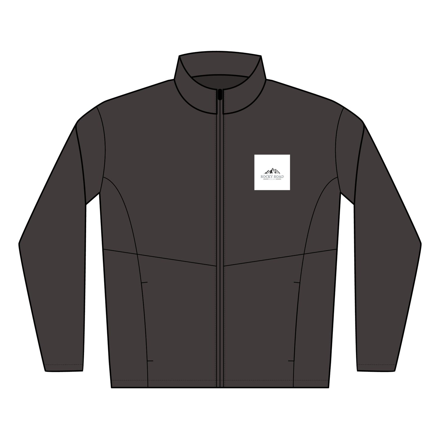 Customize Design- Men’s Embroidered Soft Shell Jacket — Outdoor Logo Windproof Coat