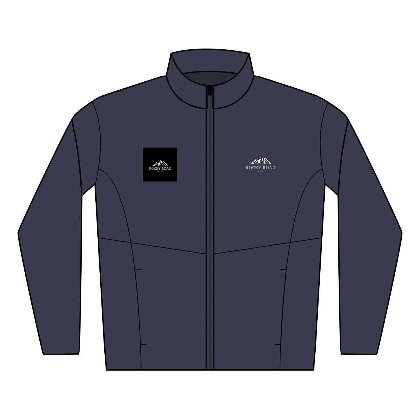 Customize Design- Men’s Embroidered Soft Shell Jacket — Outdoor Logo Windproof Coat