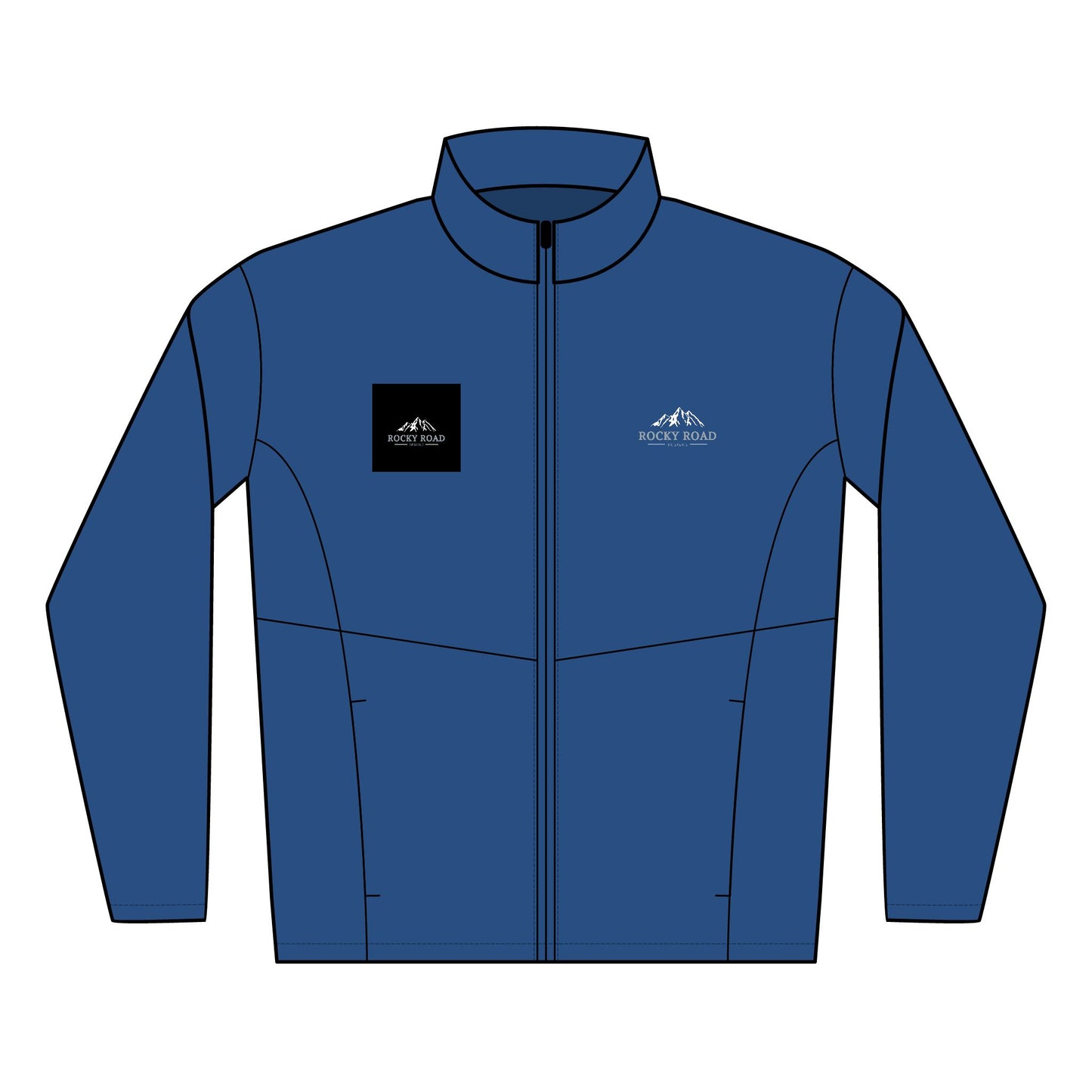 Customize Design- Men’s Embroidered Soft Shell Jacket — Outdoor Logo Windproof Coat