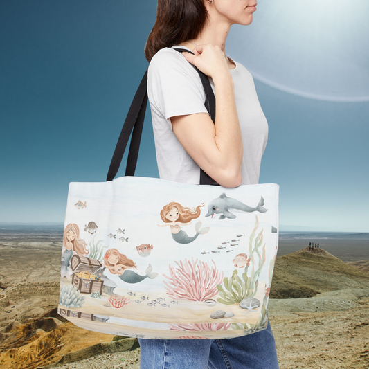 Mermaid Treasure Weekender Tote Bag