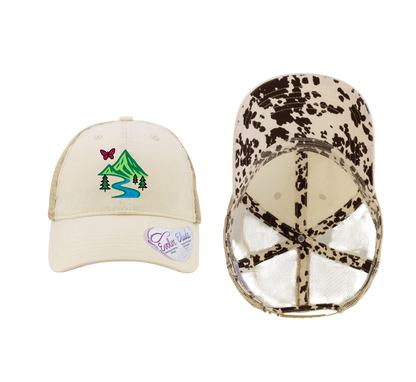 The Infinity Hers TESS Women's Washed Mesh-Back Ponytail Cap