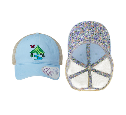 The Infinity Hers TESS Women's Washed Mesh-Back Ponytail Cap