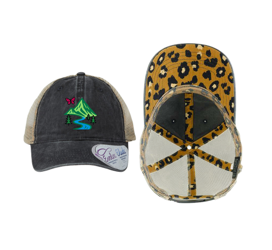 The Infinity Hers TESS Women's Washed Mesh-Back Ponytail Cap