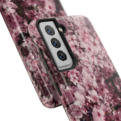 Cherry Blossom Tough Phone Case – Pink Floral Protective Phone Cover