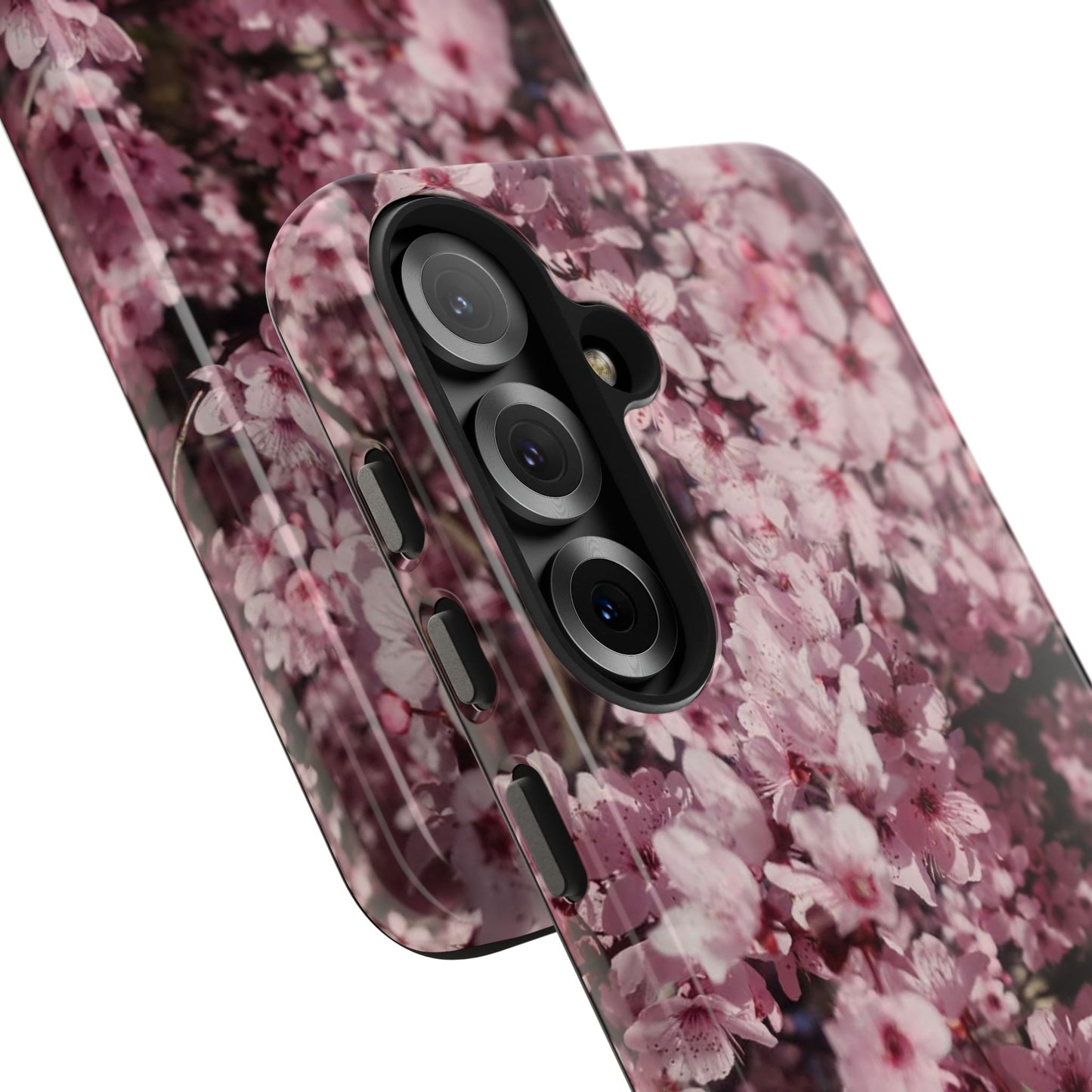 Cherry Blossom Tough Phone Case – Pink Floral Protective Phone Cover