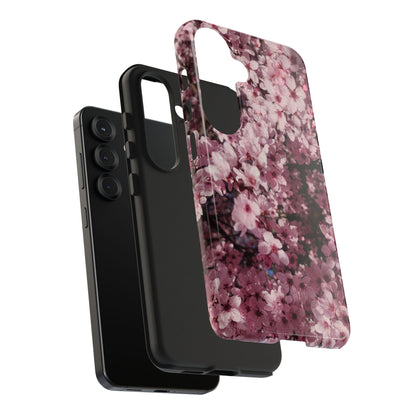 Cherry Blossom Tough Phone Case – Pink Floral Protective Phone Cover